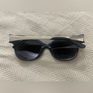 Tory Burch gold and black metal sunglasses ty7111